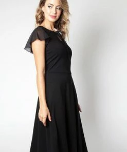 Voodoo Vixen Victoria Flutter Sleeve Dress 21 Voodoo Vixen Victoria Flutter Sleeve Dress -ROCKABILLY TOPS Shop victoria flutter sleeve dress voodoo vixen 9 300x