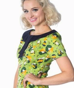 Banned Vintage Hat Plus Size Top -ROCKABILLY TOPS Shop vintage hat plus size top banned 3 300x