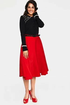 Voodoo Vixen Virginia Long Sleeve Spider Web Collar Cardigan 6 Voodoo Vixen Virginia Long Sleeve Spider Web Collar Cardigan - Image 4