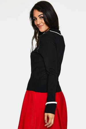 Voodoo Vixen Virginia Long Sleeve Spider Web Collar Cardigan 4 Voodoo Vixen Virginia Long Sleeve Spider Web Collar Cardigan - Image 2