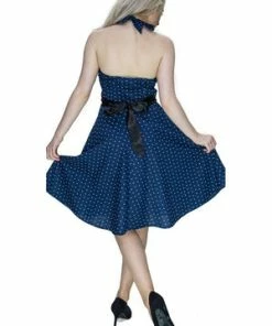 Dr Faust White Stars Navy Midi Dress - Kate 6 Dr Faust White Stars Navy Midi Dress - Kate -ROCKABILLY TOPS Shop white stars navy midi dress kate dr faust 2 300x