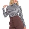 Banned Winter Stripe Jersey Top -ROCKABILLY TOPS Shop winter stripe jersey top banned 300x