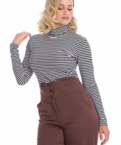 Banned Winter Stripe Jersey Top