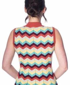 Banned Zadia Zig Zag Tank -ROCKABILLY TOPS Shop zadia zig zag tank banned 2 300x