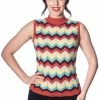 Banned Zadia Zig Zag Tank -ROCKABILLY TOPS Shop zadia zig zag tank banned 300x